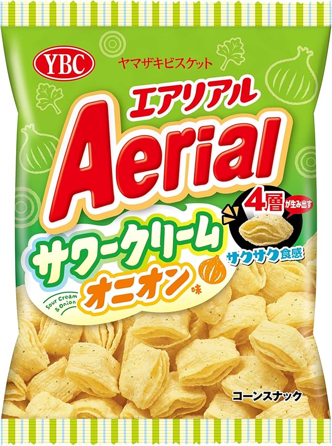 YBC Aerial Sour Cream Onion Flavor, 2.3 oz (65 g)