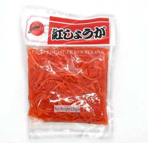 Jun Pickled Ginger Red Straw 150g