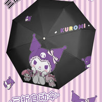 Annashu Sanrio KUROMI automatic folding umbrella
