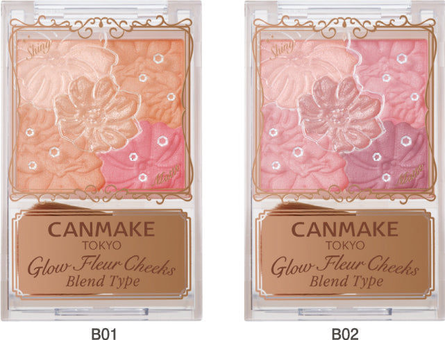 CANMAKE Glow Fleur Cheeks Blend Type B02 Rose Ballerina