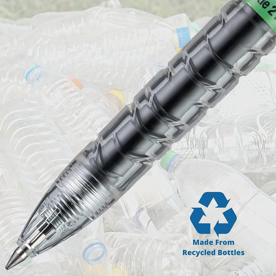 Pilot BeGreen “Bottle to Pen ” Refillable & Retractable Rolling Ball Gel Pen BL-B2P-5-B 0.5mm Black