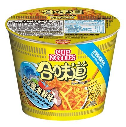 NISSIN CUP NOODLE XO SAUCE SEAFOOD FLAVOUR POTATO CHIPS 35G