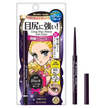 KISSME Heroine Make Long Stay Sharp Gel Eyeliner black