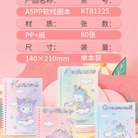 GuangBo Sanrio A5 PP Soft Coil Notebook