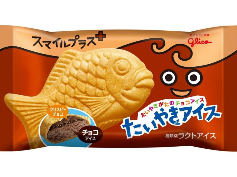 GLICO SMILE PULS CHOCOLATE TAIYAKI ICE (CHOCOLATE TAIYAKI ICE BAR)