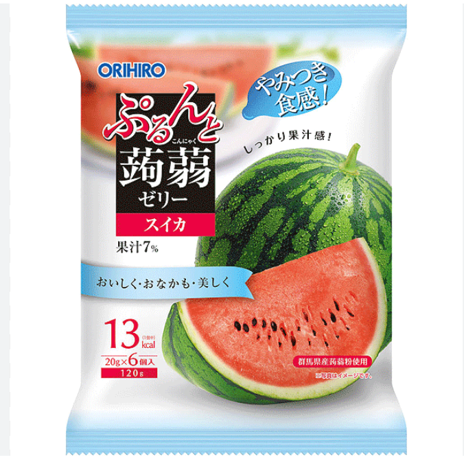 ORIHIRO JELLY POUCH WATERMELON 130G