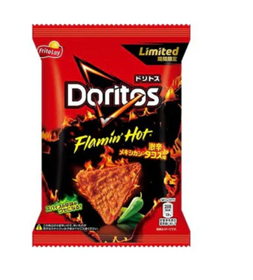 FRITOLAY DORITOS FLAMIN' HOT SUPER SPICY MEXICAN TACO 55G