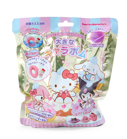 BANDAI SANRIO CHARACTERS BATH BOMB WITH DONUT MASCOT 55G