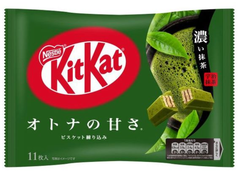 NESTLE KITKAT STRONG MATCHA CHOCOLATE BISCUIT 12P 135.6G