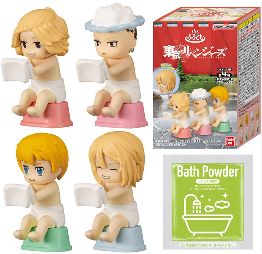 BANDAI TOKYO REVENGERS BATH POWDER WITH FIGURE