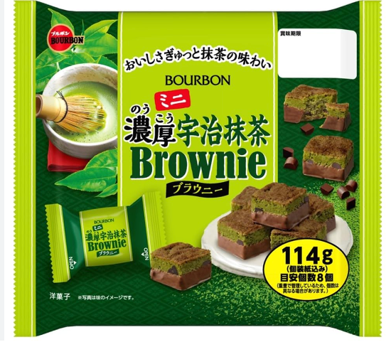 BOURBON MINI RICH UJI MATCHA BROWNIE 114G