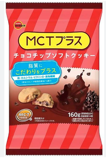 BOURBON MCT PLUS SOFT COOKIE CHOCO CHIP 160G