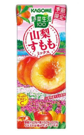 KAGOME VEGETABLE LIFE PLUM MIX 195ML