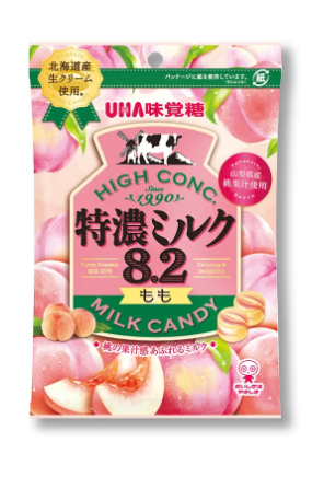 UHA TOKUNO MILK PEACH 70G