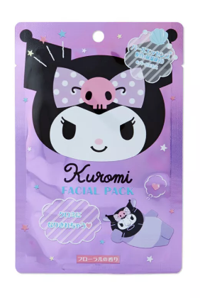 SANRIO FACE MASK KUROMI 1P