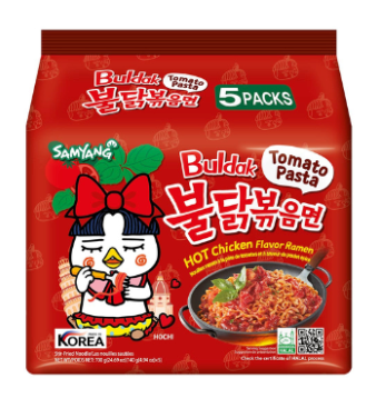 SAMYANG BULDAK HOT CHICKEN FLC TOMATO PASTA 5PC