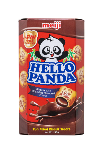 MEIJI HELLO PANDA CHOCOLATE BISCUIT 50G