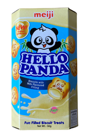 MEIJI HELLO PANDA VANILLA MILK BISCUIT 50G