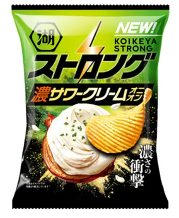 KOIKEYA Strong Potato Chips Sour Cream Onion 55G