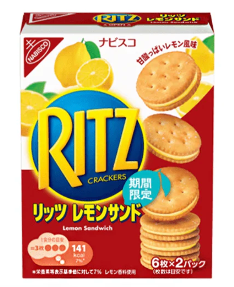 RITZ LEMON CREAM SAND CRCKER 106G