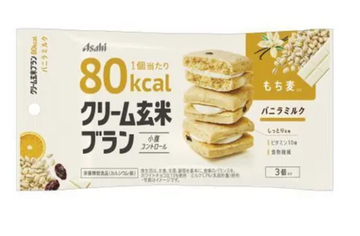 ASAHI CREAM BROWN RICE BLANC 80kcal VANILLA MILK