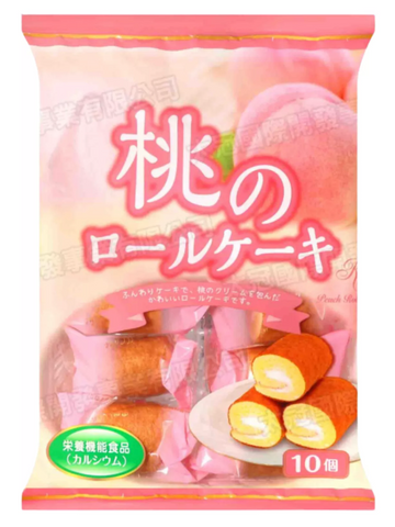 Yamauchi Seika Soft Cake Roll Peach 140g