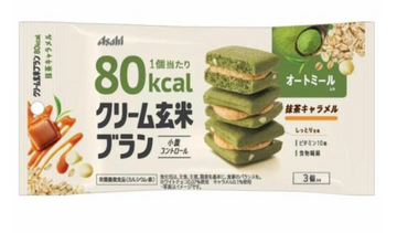 ASAHI Cream brown rice blanc 80kc matcha caramel 54g