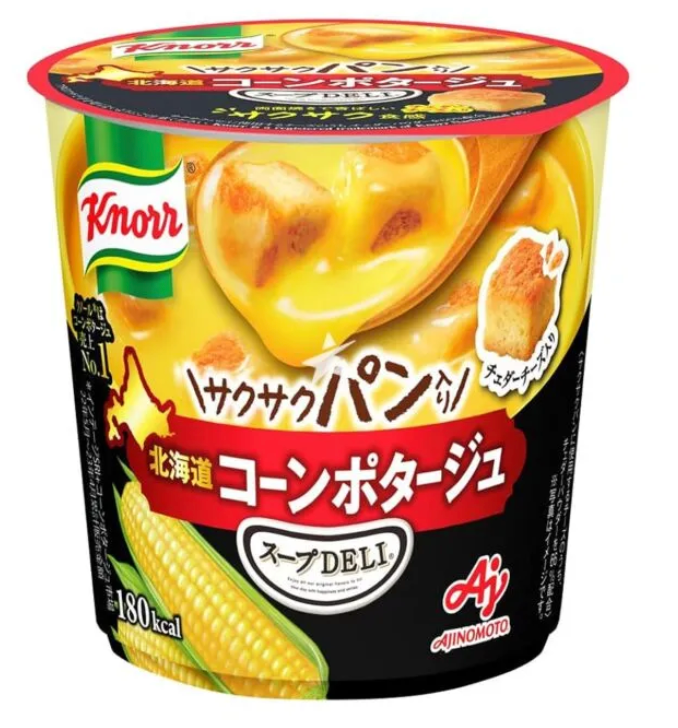 Ajinomoto Knorr Soup Deli Hokkaido Corn Potage With Crispy Bread
