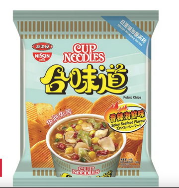 NISSIN CUP NOODLES SPICY SEAFOOD FLAVOUR POTATO CHIPS 60G