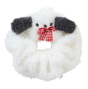 Japan Sanrio Original Face-shaped Scrunchie - Pochacco
