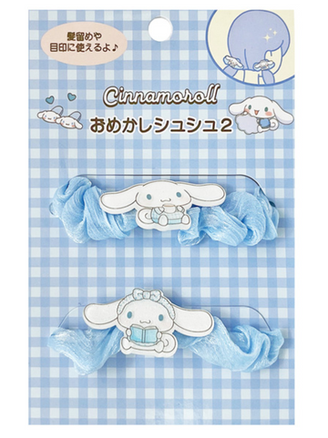 Sanrio Characters Dress-up Scrunchie 2 Sets: Cinnamoroll