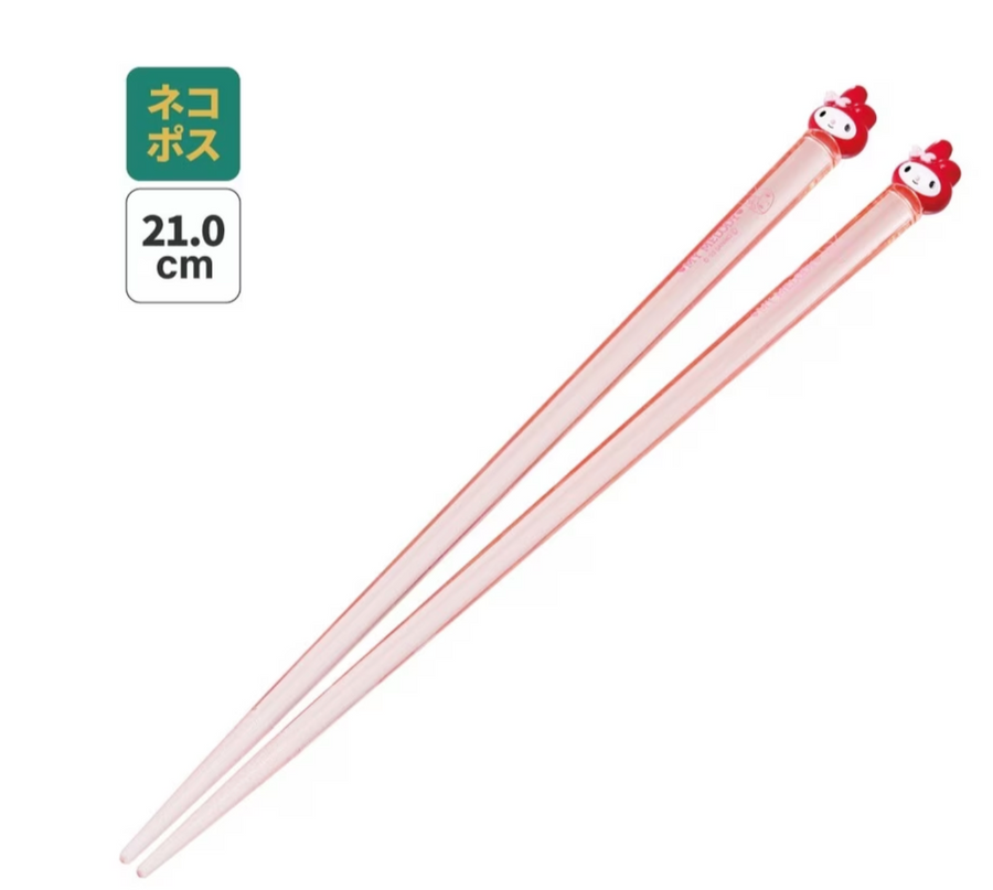 Sanrio Chopsticks with Mascot - My Melody