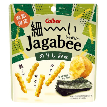 Thin Jagabee chips Seaweed Salt Flavor 35g Calbee