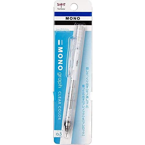 蜻蜓Tombow 透明彩色自动铅笔 0.5 毫米 DPA-138A 透明色