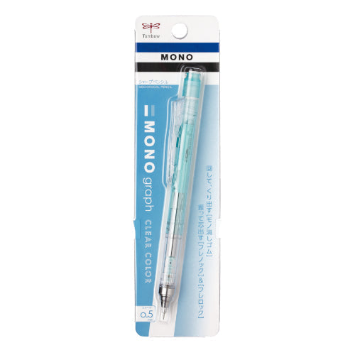 Tombow Monograph Clear Color Mechanical Pencil 0.5mm DPA-138D Clear Mint [2]