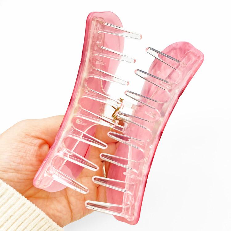 Sanrio Pearl Acrylic Hair Claw Clip - My Melody : Ribbon