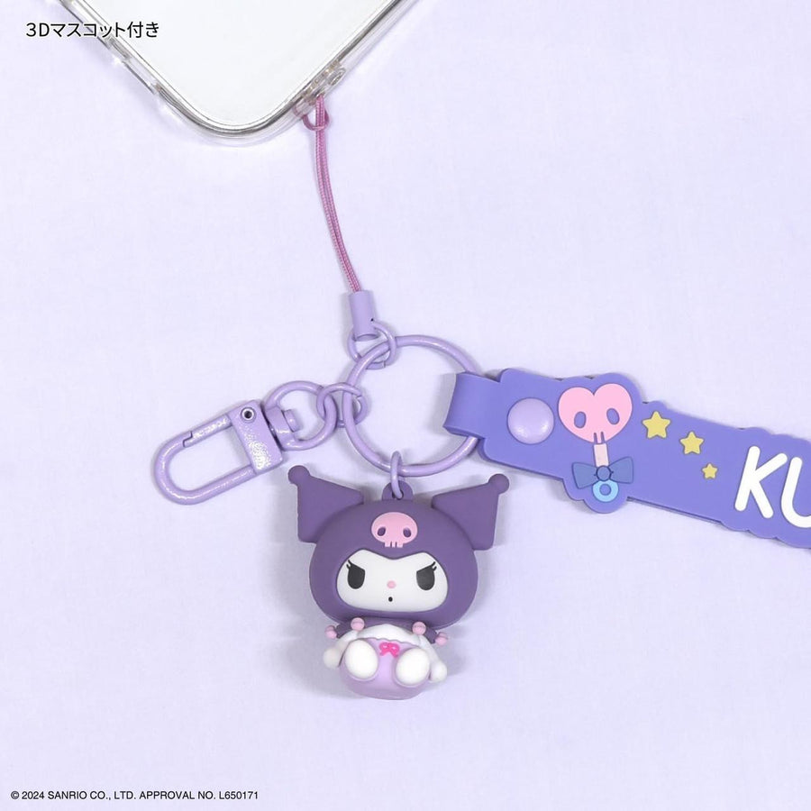 Sanrio 3D Mascot Hand Strap - Kuromi