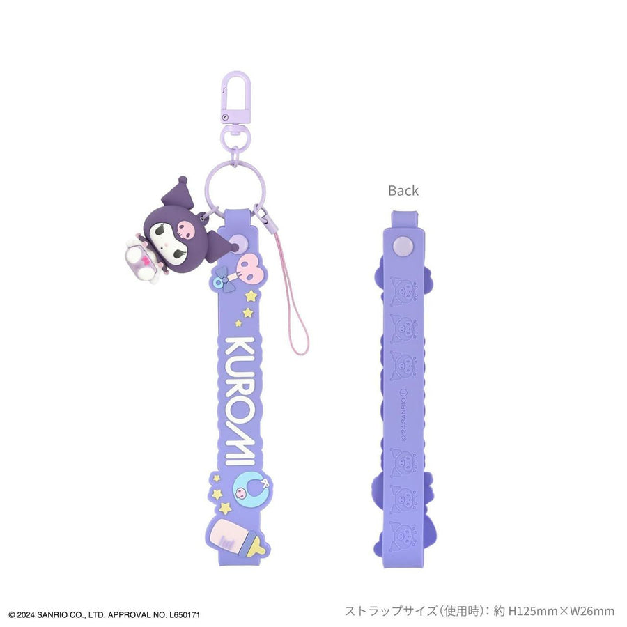 Sanrio 3D Mascot Hand Strap - Kuromi