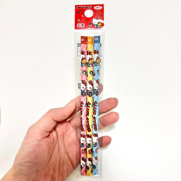 Sanrio - Hello Kity Pencil, 2B, hexagonal shaft, Pack of Three