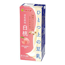 Marusan Soy Milk White Peach Flavour 200ml