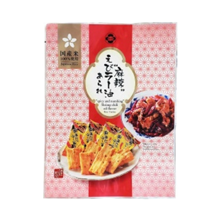 MORIHAKU spicy shrimp and chilo oil rice crackers