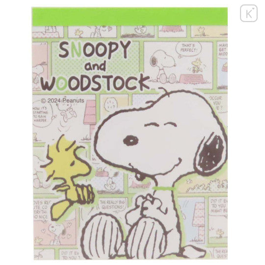 Peanuts Mini Notepad - Snoopy & Woodstock Comic – HIFUMI