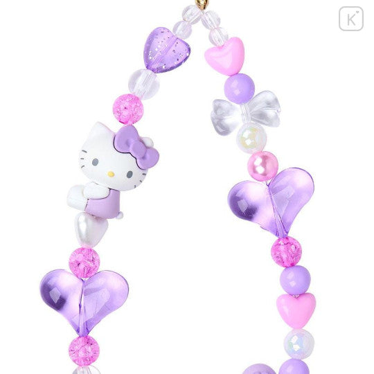 SANRIO 90s Phone Strap - Hello Kitty : Leopard Purple 1pc