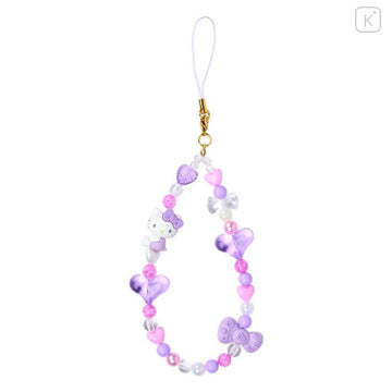 SANRIO 90s Phone Strap - Hello Kitty : Leopard Purple 1pc