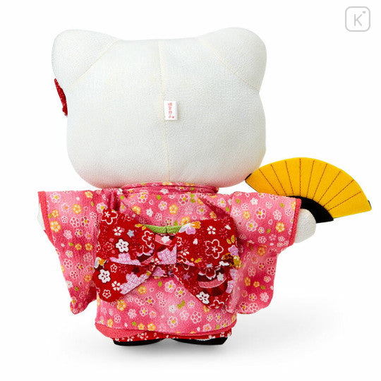 Sanrio Crepe Japanese Doll Large - Hello Kitty Pink