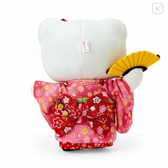 Sanrio Crepe Japanese Doll (M) - Hello Kitty : Pink 20cm