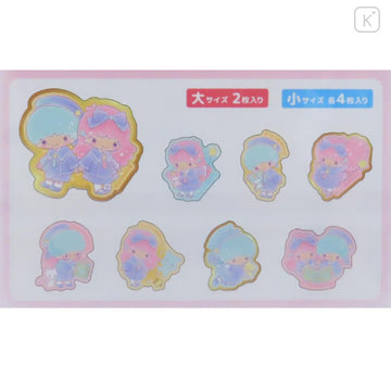Sanrio Die-cut Flake Seal Sticker Pack - Little Twin Stars : School Uniform