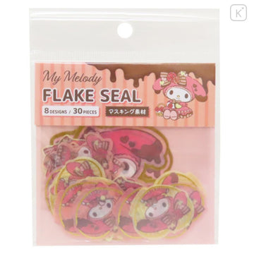 Sanrio Die-cut Flake Seal Sticker Pack - My Melody : Chocolate Lady