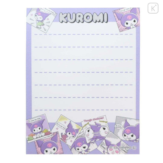 Sanrio Mini Notepad - Kuromi : Daily Routine