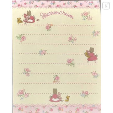 Sanrio Mini Notepad - Marron Cream : My Friends Pink Rose